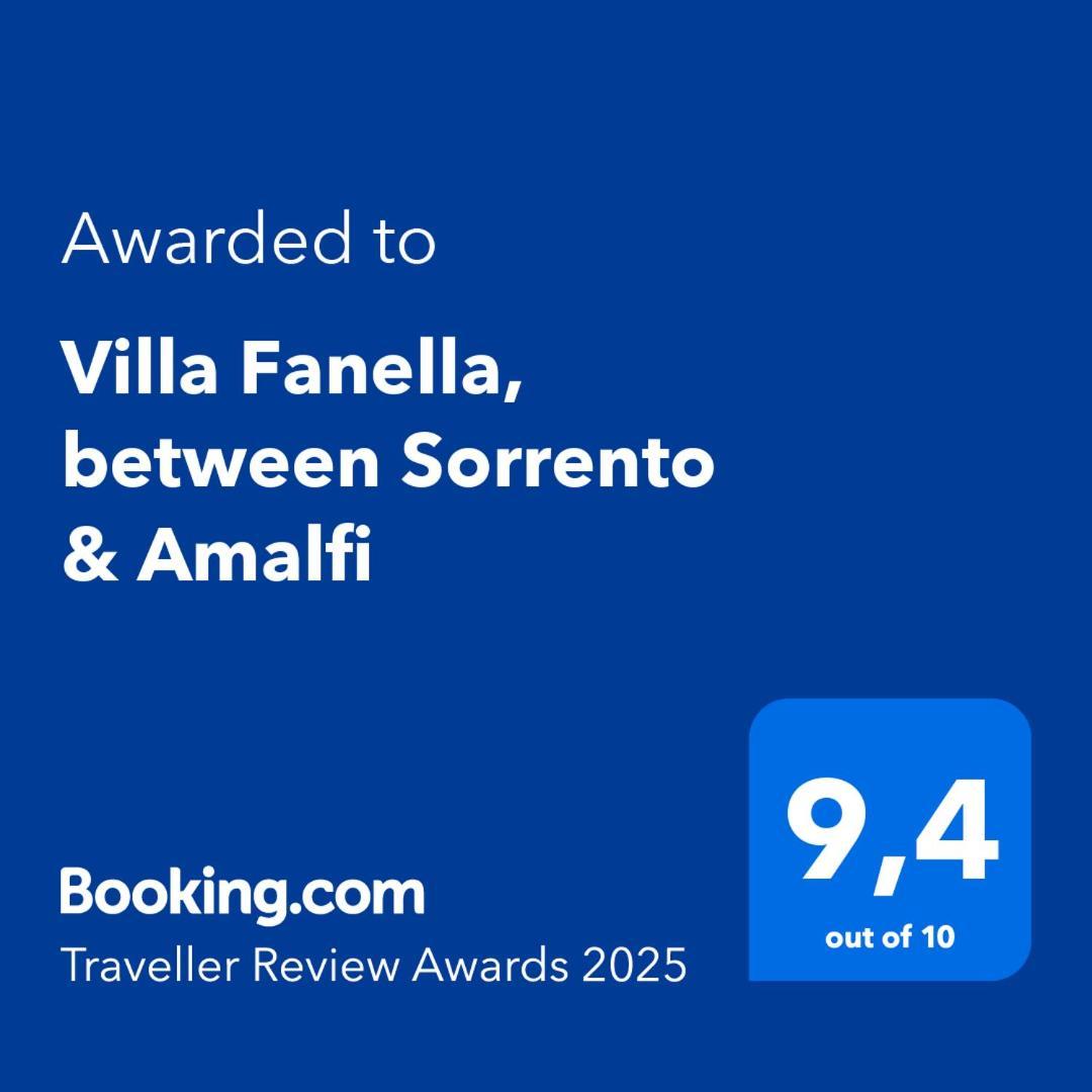 Villa Fanella, Independent House Between Sorrento & Amalfi Πιάνο ντι Σορέντο Εξωτερικό φωτογραφία